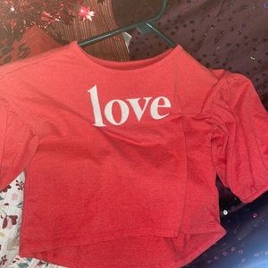 Girls Crazy 8 size 4t crop type shirt